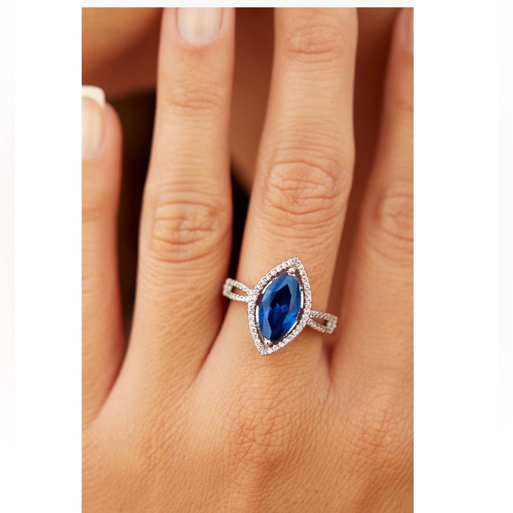 18K Silver ring - Picture 4 of 8